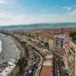 La vue panoramique sur la promenade des anglais à Nice, avant de partir en croisière !